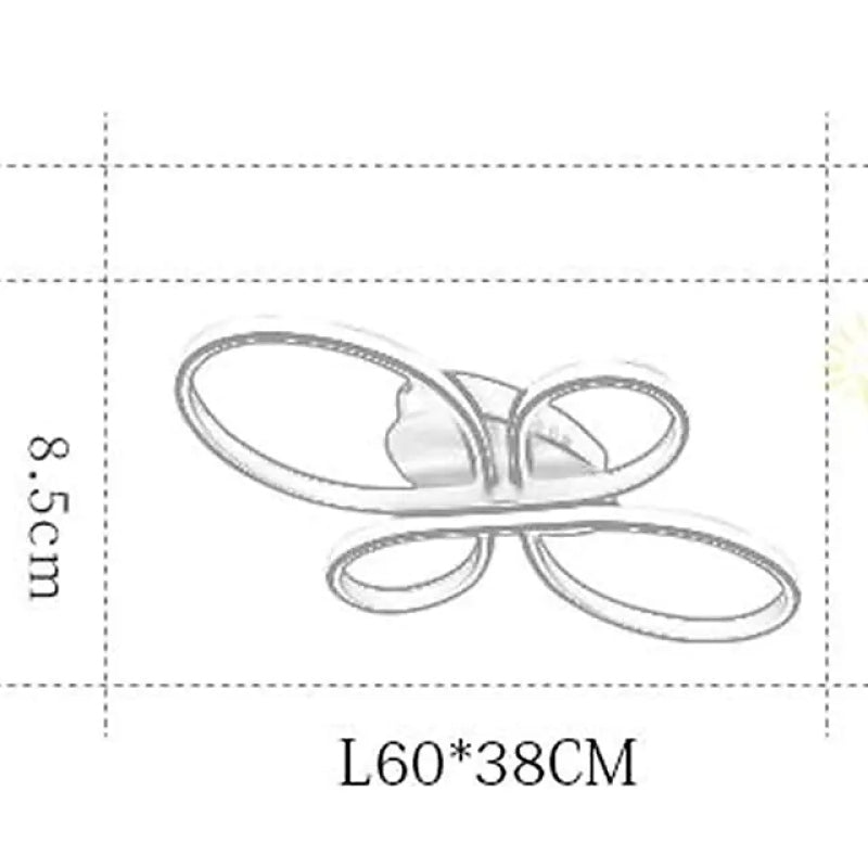 Modern LED Flush Mount Ceiling Light with Dimmable Feature | Elegant Design for Versatile Indoor Spaces 8