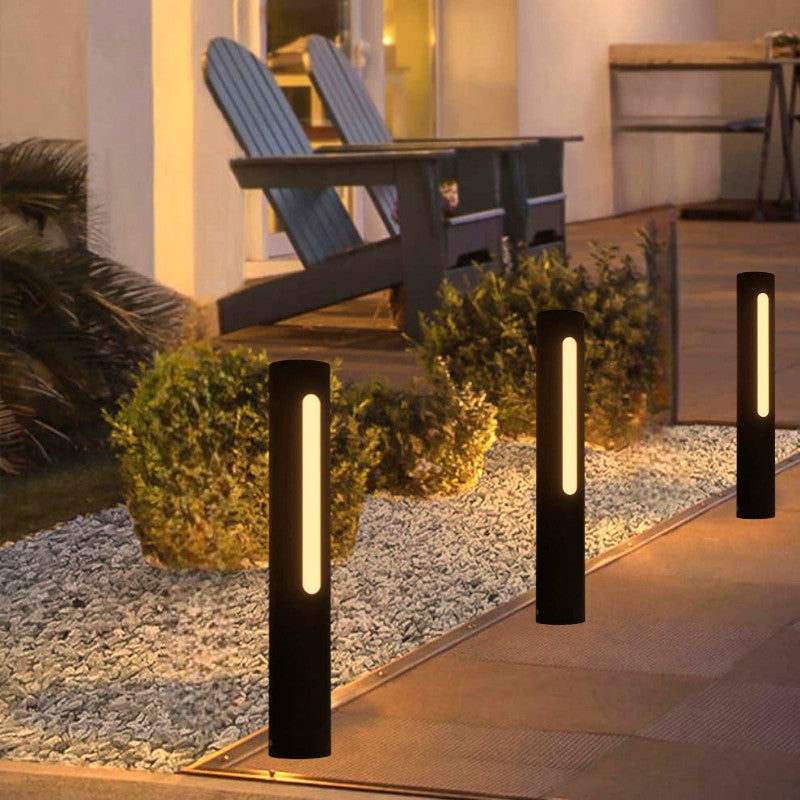 Modern LED Outdoor Lamp | Durable Metal & Acrylic Design for Enhanced Security 0
