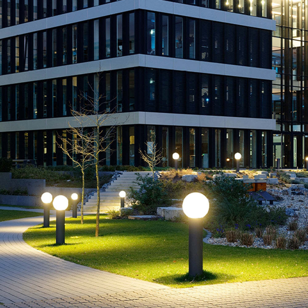 Modern LED Outdoor Lamp | Sleek Metal Design for Pathway Illumination 0