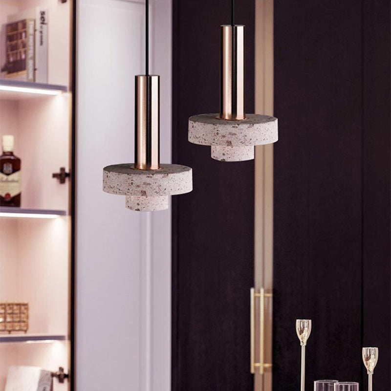 Art Deco Terrazzo LED Pendant Light | H51.7in | 4 Colours