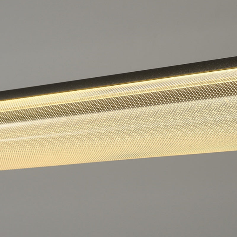 Modern LED Pendant Light with Clear Metal Finish | Stylish Hanging Lights for Elegant Kitchen Illumination 5