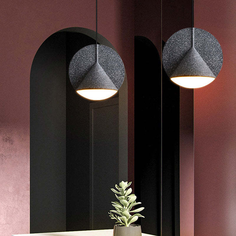Resin Shade LED Pendant Light | Gray/Blue/Yellow/Orange