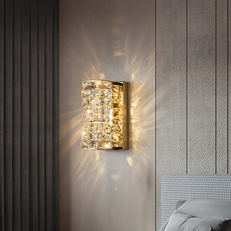 Modern LED Wall Lamp | Dimmable Rectangular Design for Elegant Bathroom and Bedroom Lighting 0