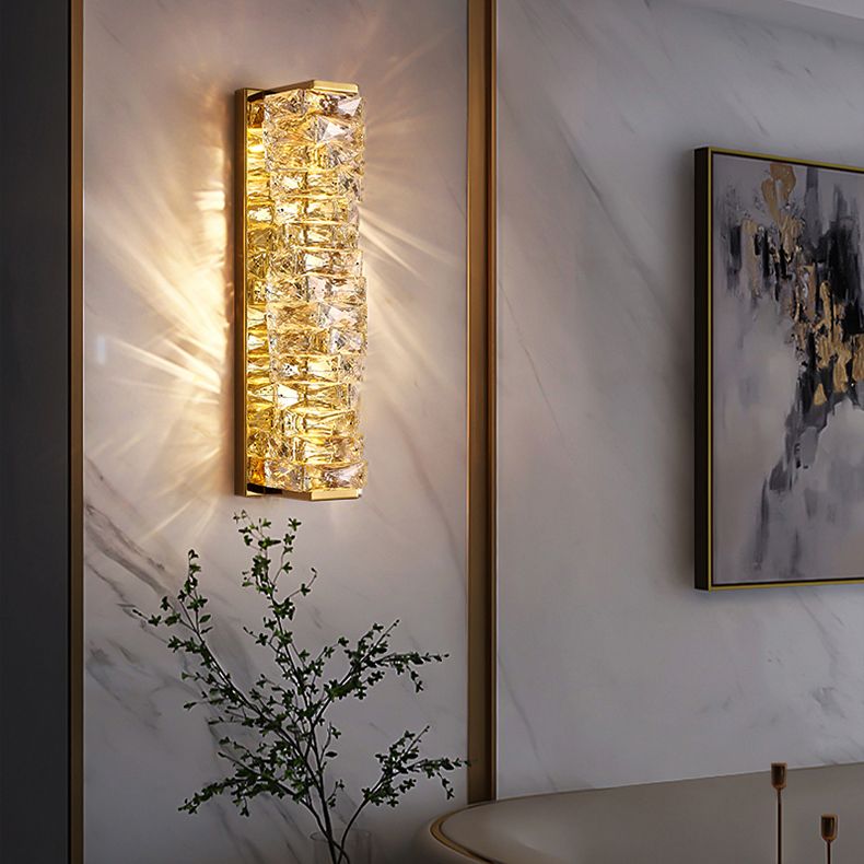 Modern LED Wall Lamp | Dimmable Rectangular Design for Elegant Bathroom and Bedroom Lighting 7