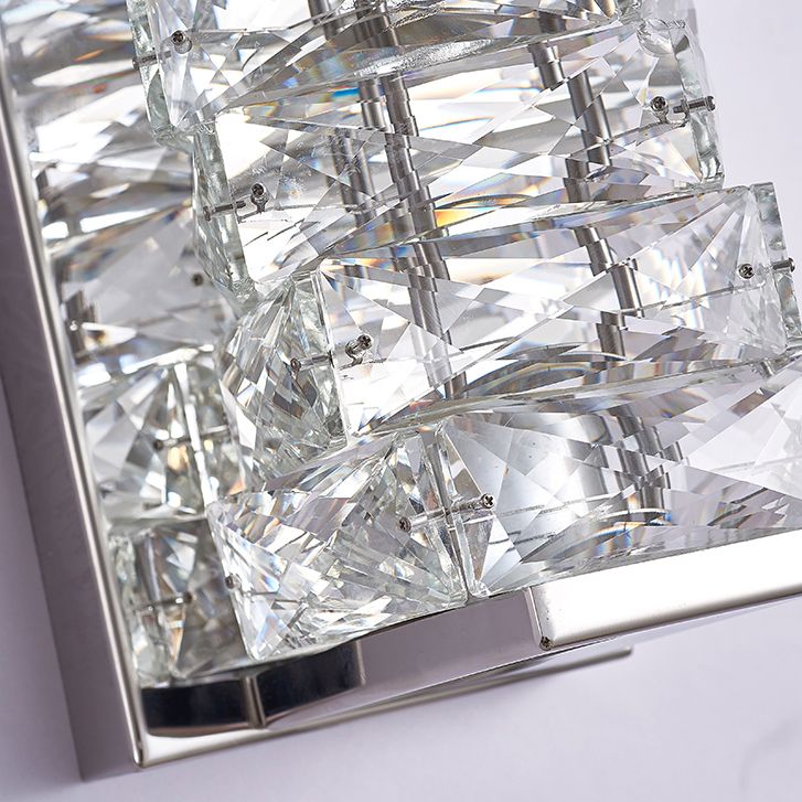 Modern LED Wall Lamp | Dimmable Rectangular Design for Elegant Bathroom and Bedroom Lighting 8