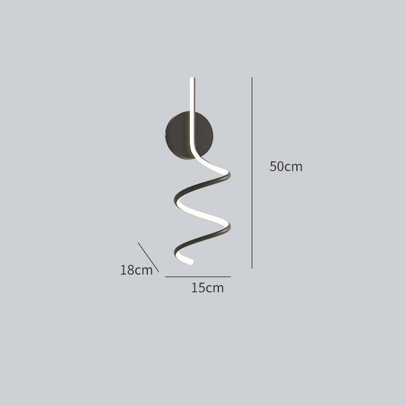 Spiral LED Wall Light | 2 Colours