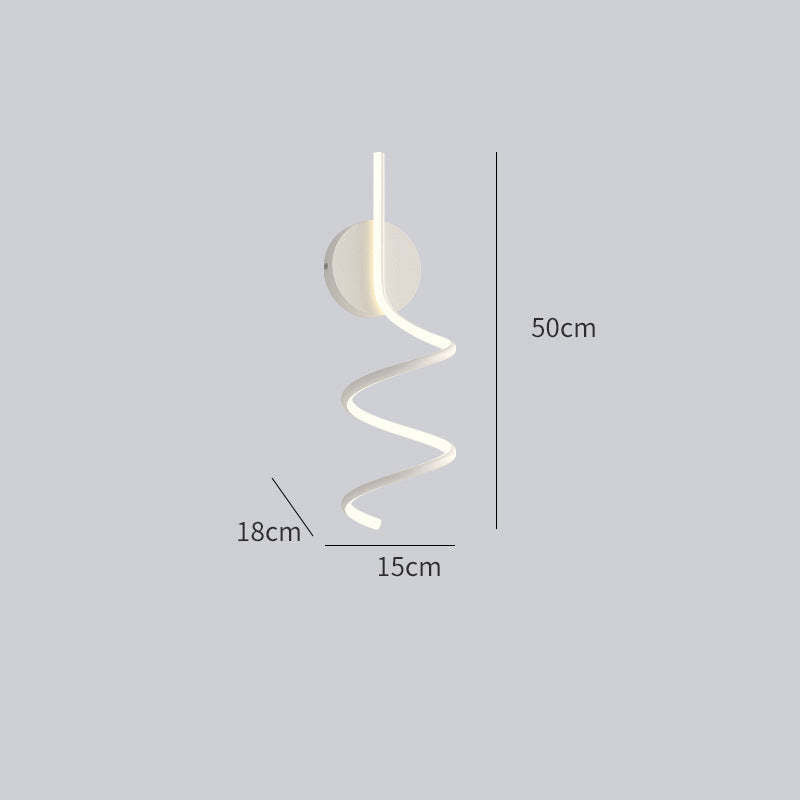 Spiral LED Wall Light | 2 Colours