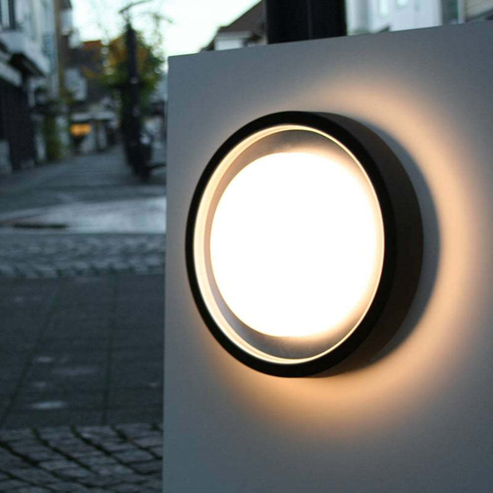 Modern LED Wall Sconce & Ceiling Light with Soft Diffused Glow | Stylish Black Frame for Contemporary Spaces 0