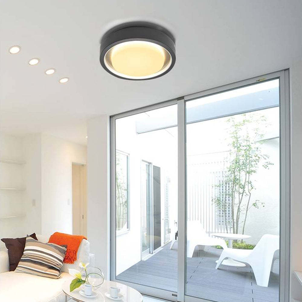 Modern LED Wall Sconce & Ceiling Light with Soft Diffused Glow | Stylish Black Frame for Contemporary Spaces 3