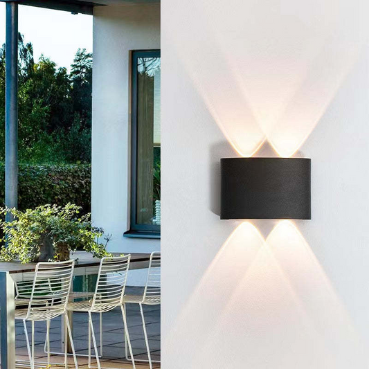 Modern LED Wall Sconce | Outdoor Waterproof Aluminum Design with Unique Light Distribution for Stunning Visual Display 0