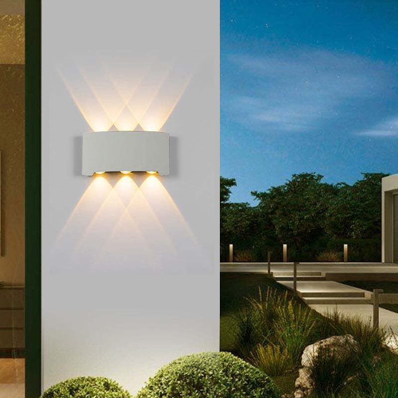 Modern LED Wall Sconce | Outdoor Waterproof Aluminum Design with Unique Light Distribution for Stunning Visual Display 12