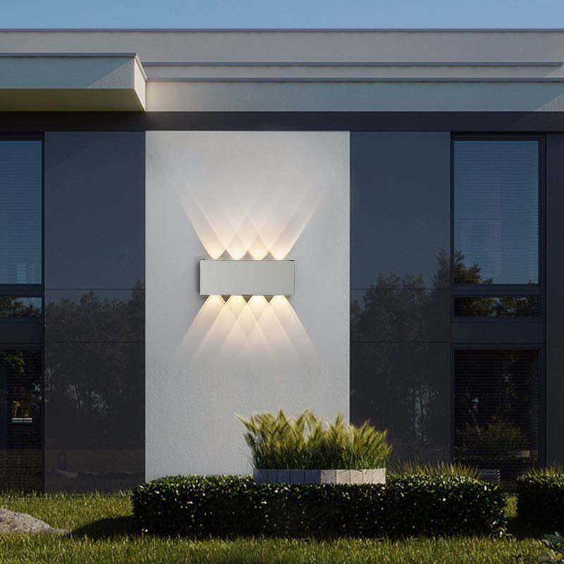Modern LED Wall Sconce | Outdoor Waterproof Aluminum Design with Unique Light Distribution for Stunning Visual Display 13
