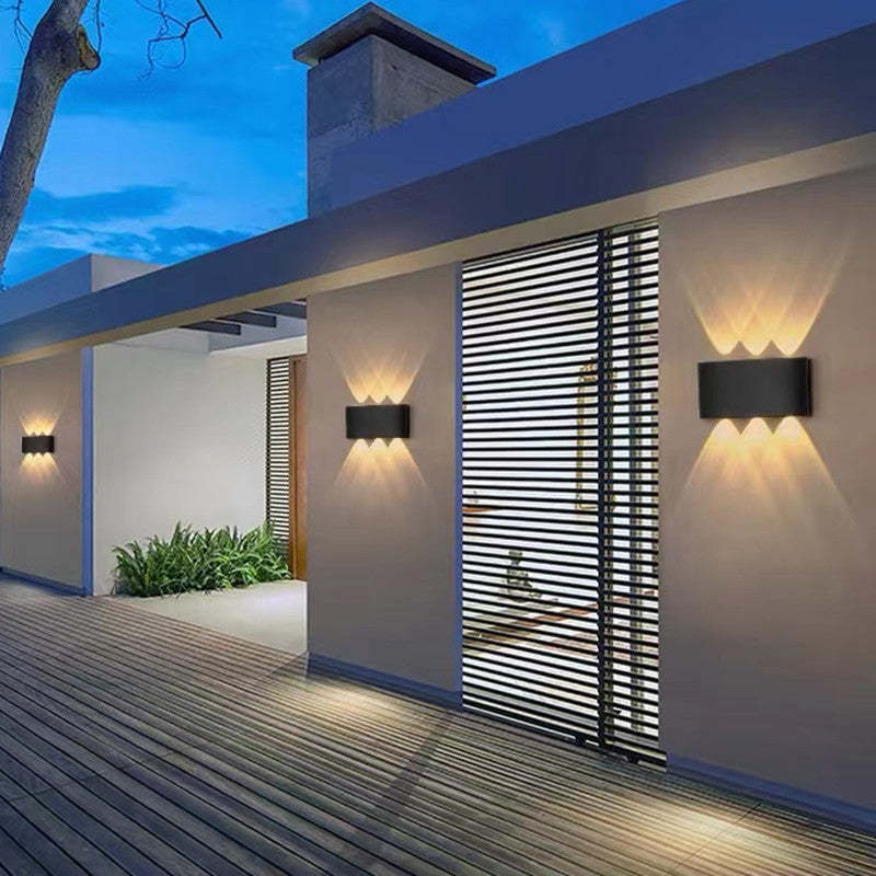 Modern LED Wall Sconce | Outdoor Waterproof Aluminum Design with Unique Light Distribution for Stunning Visual Display 2