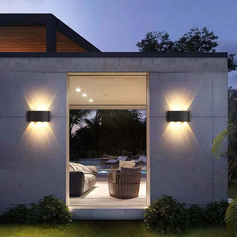 Modern LED Wall Sconce | Outdoor Waterproof Aluminum Design with Unique Light Distribution for Stunning Visual Display 4