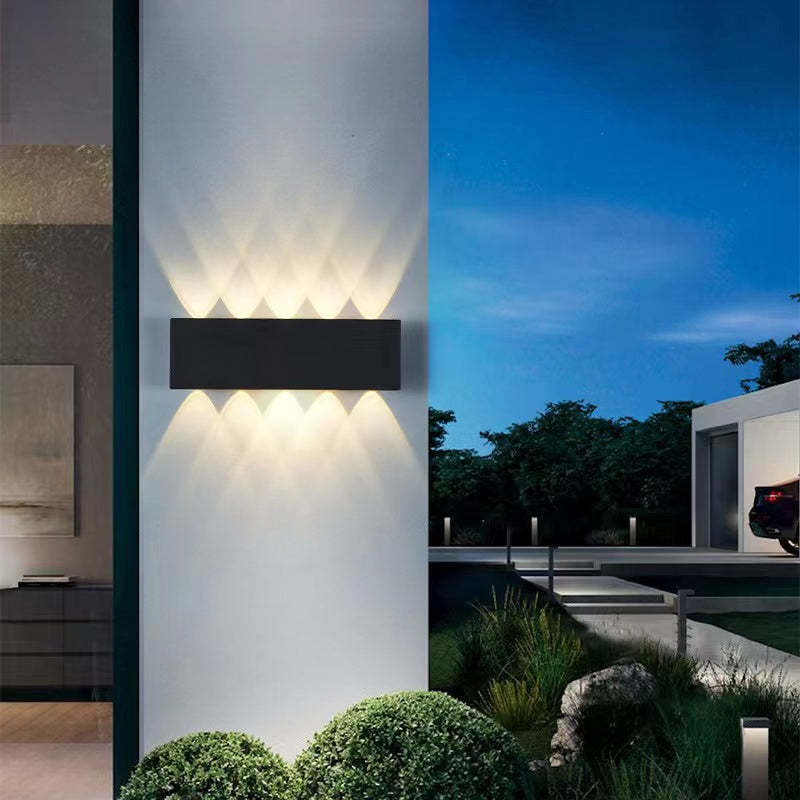 Modern LED Wall Sconce | Outdoor Waterproof Aluminum Design with Unique Light Distribution for Stunning Visual Display 7