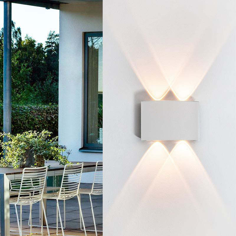 Modern LED Wall Sconce | Outdoor Waterproof Aluminum Design with Unique Light Distribution for Stunning Visual Display 9