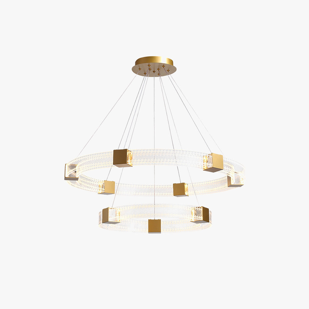 Arisha Metal Ring Pendant Light | 1-2 Ring/Oval | 50-100cm