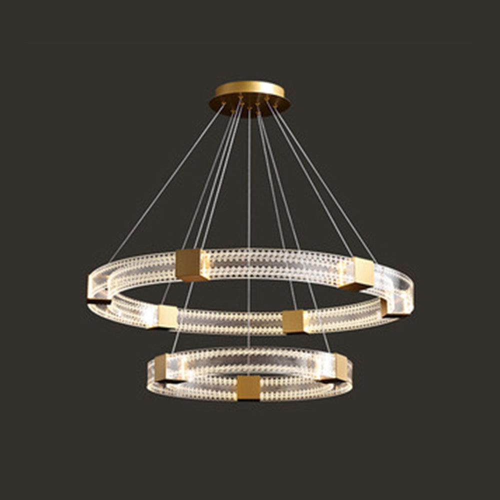 Arisha Metal Ring Pendant Light | 1-2 Ring/Oval | 50-100cm