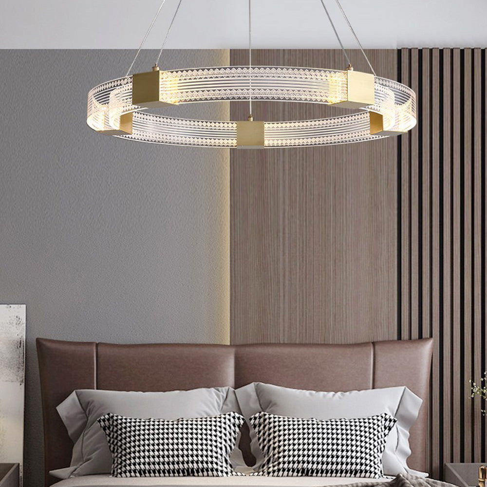 Arisha Metal Ring Pendant Light | 1-2 Ring/Oval | 50-100cm