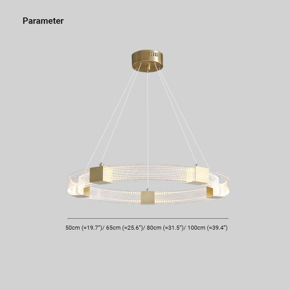 Arisha Metal Ring Pendant Light | 1-2 Ring/Oval | 50-100cm