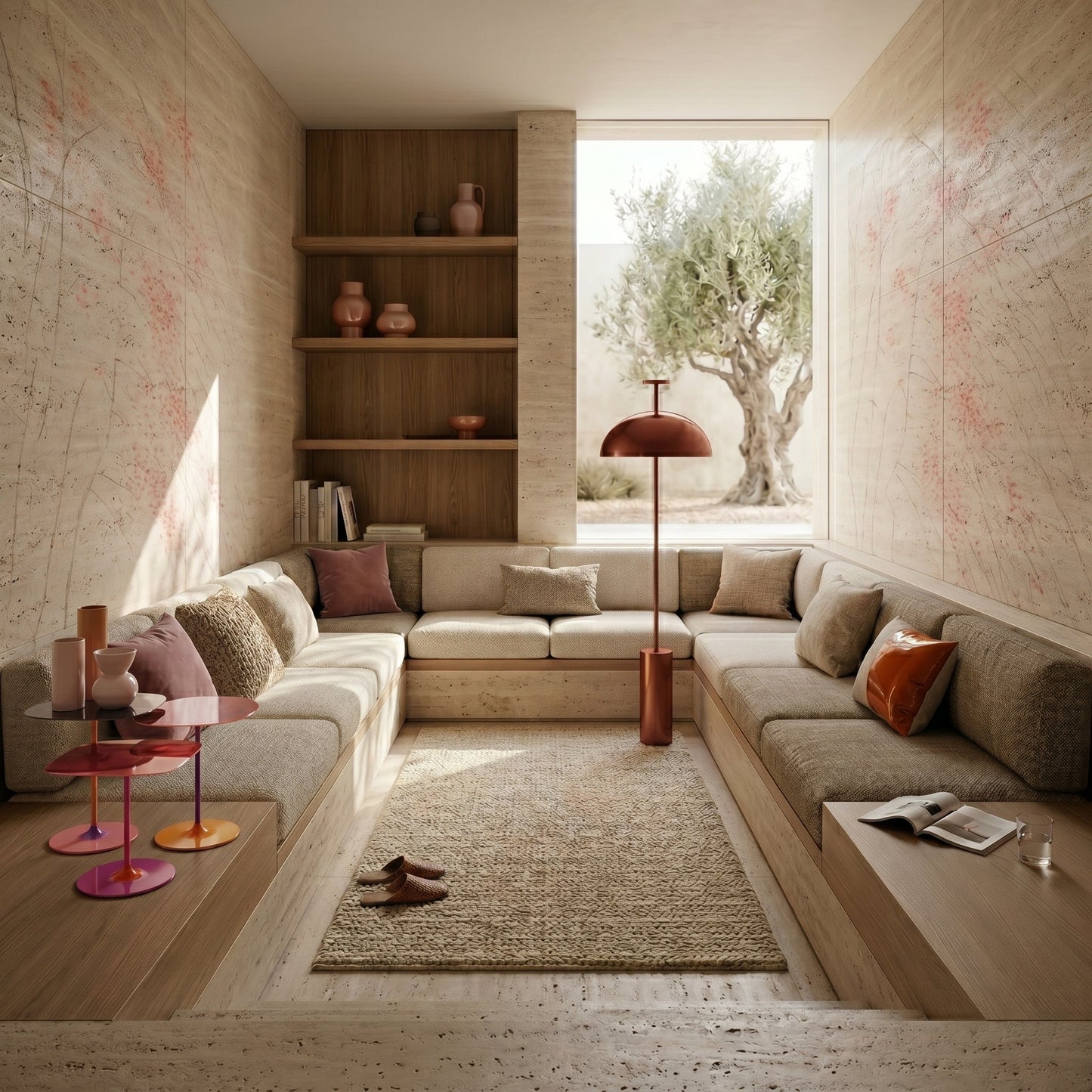 Modern Minimalist Floor Lamp with Rounded Shade for Soft Illumination - Ideal for Living Room and Reading 3