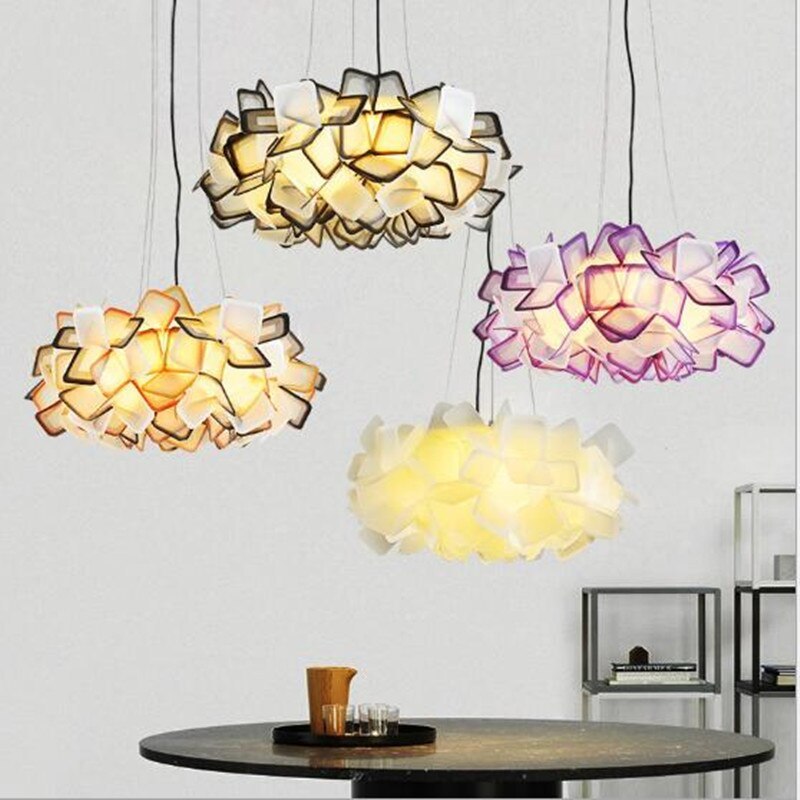Modern Multicolour Pendant Light with Unique Acrylic Shade | Stylish Kitchen Pendant Lighting for Elegant Illumination 2