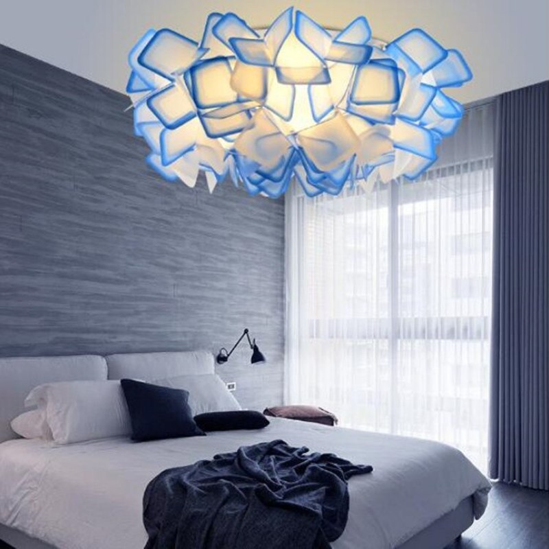 Modern Multicolour Pendant Light with Unique Acrylic Shade | Stylish Kitchen Pendant Lighting for Elegant Illumination 3