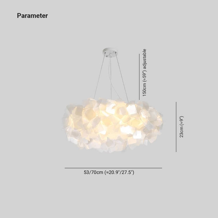 Modern Multicolour Pendant Light with Unique Acrylic Shade | Stylish Kitchen Pendant Lighting for Elegant Illumination 4