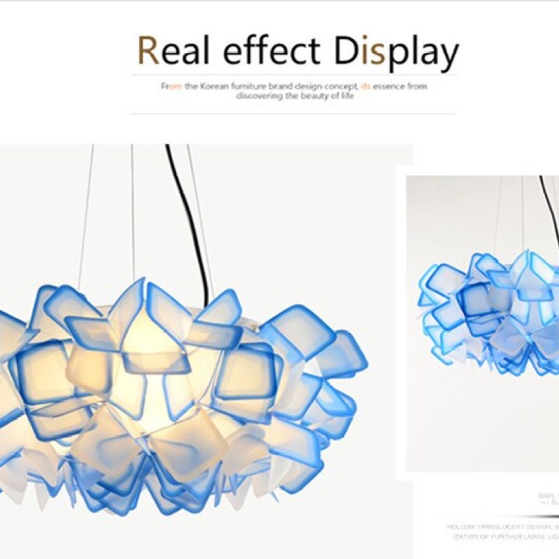 Modern Multicolour Pendant Light with Unique Acrylic Shade | Stylish Kitchen Pendant Lighting for Elegant Illumination 8