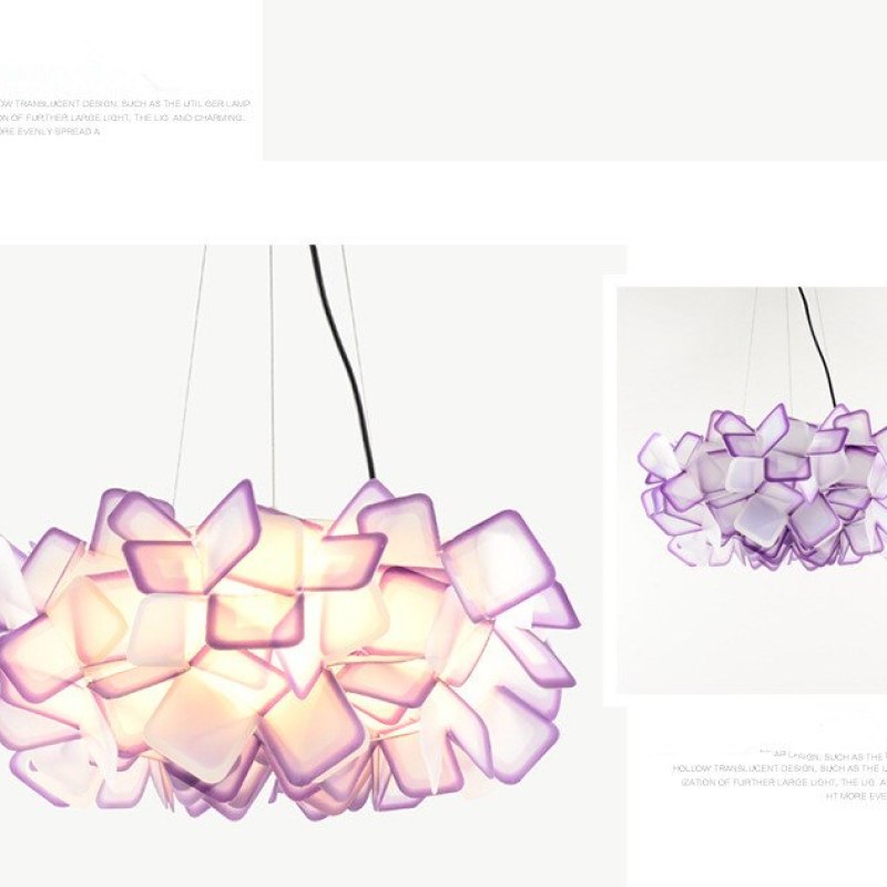 Modern Multicolour Pendant Light with Unique Acrylic Shade | Stylish Kitchen Pendant Lighting for Elegant Illumination 9