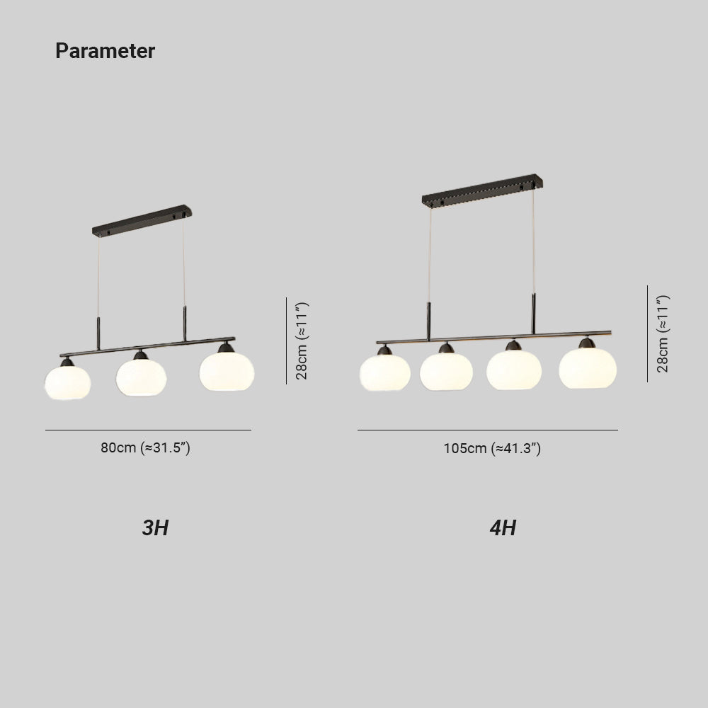 Modern Nordic Black Pendant Light with Adjustable Height | Elegant Lighting for Dining Rooms 2