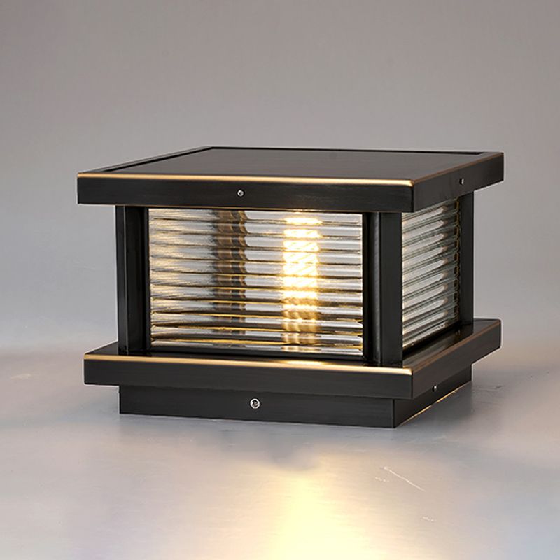 Modern Outdoor Lamp | Rectangular Solar Light Fixture with Elegant Design | Stylish Lighting for Gardens and Patios 8