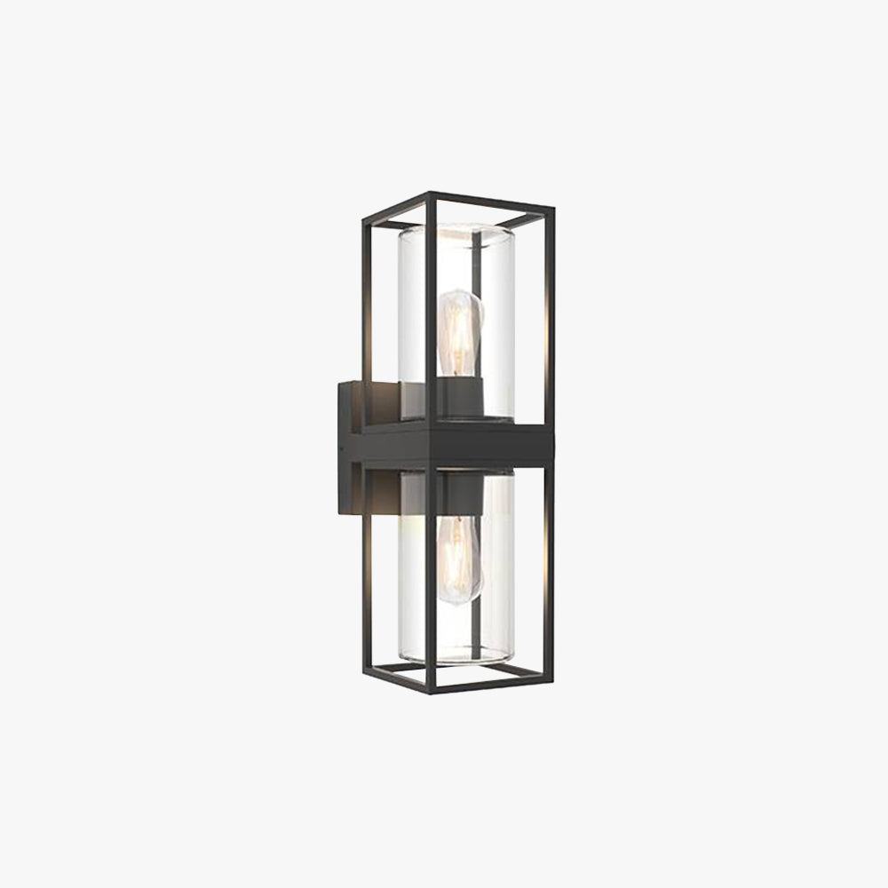 Modern Outdoor Wall Lamp | IP65 Weather-Resistant Design with Metal & Glass for Stylish Illumination 1
