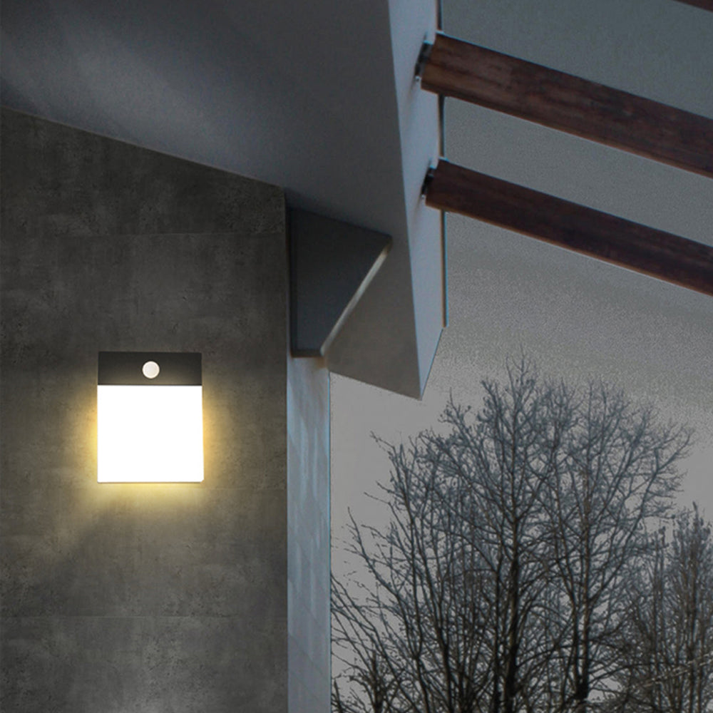 Modern Outdoor Wall Lamp | Waterproof Design with Sleek Black & White Finish | Stylish Exterior Lighting for Patios 0