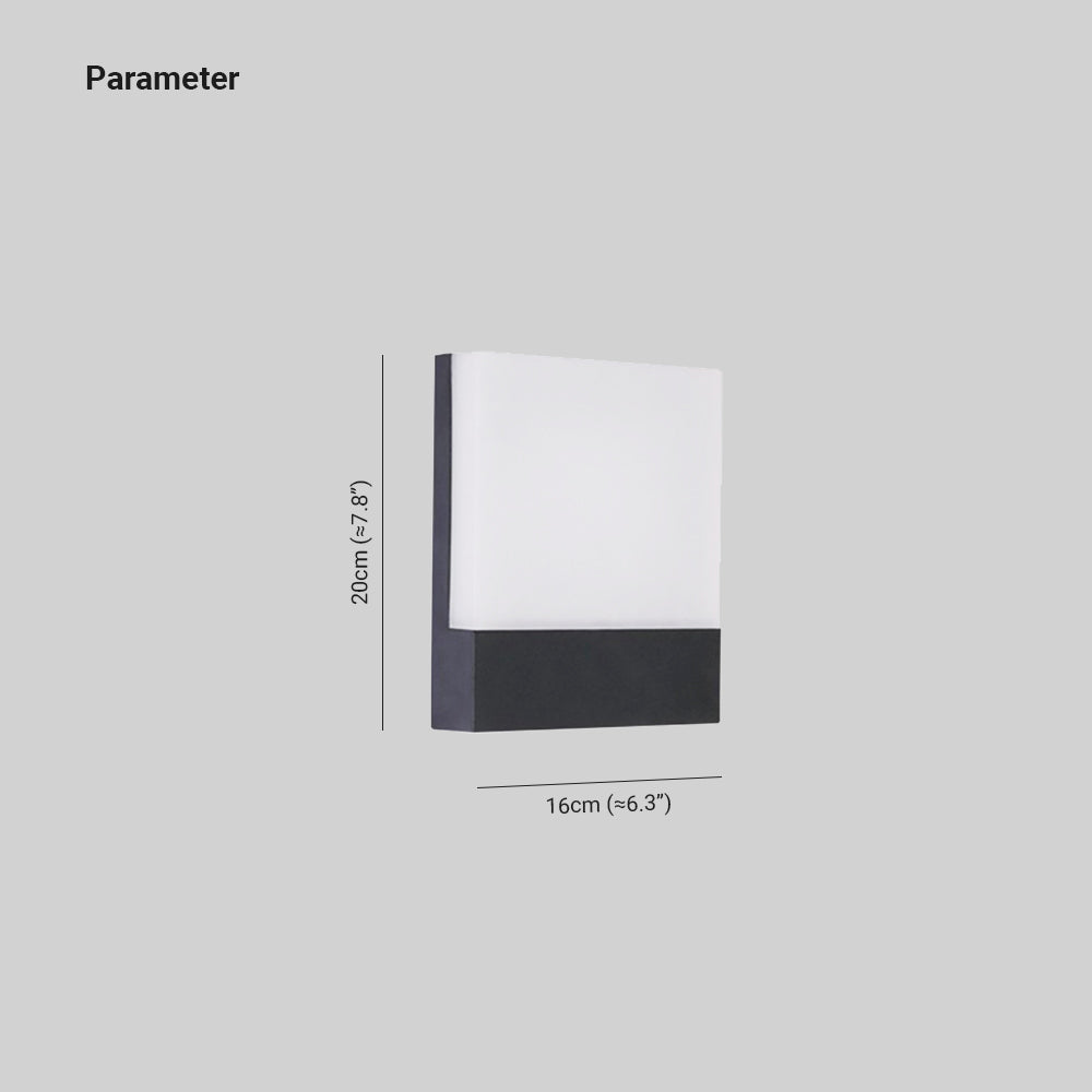 Modern Outdoor Wall Lamp | Waterproof Design with Sleek Black & White Finish | Stylish Exterior Lighting for Patios 2
