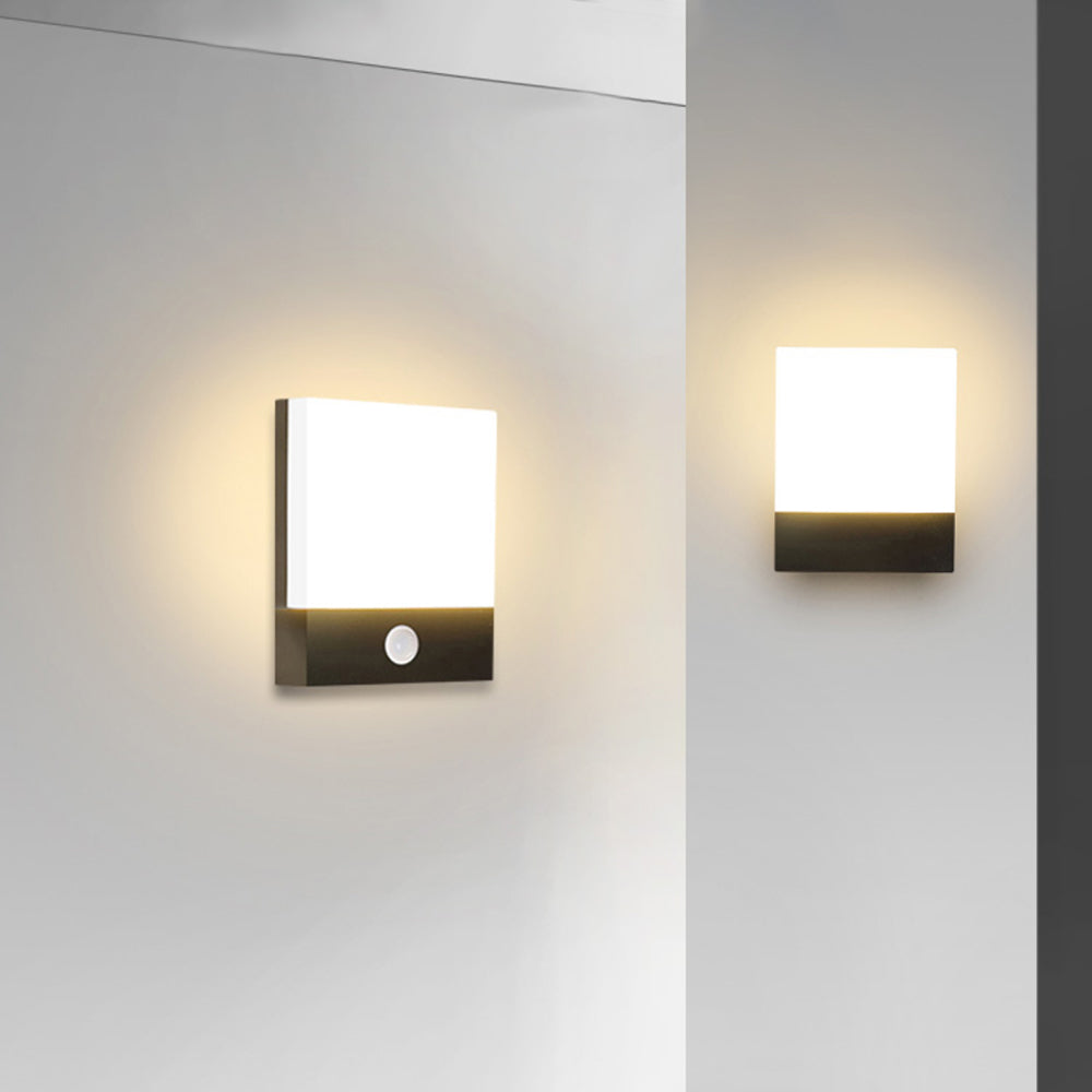 Modern Outdoor Wall Lamp | Waterproof Design with Sleek Black & White Finish | Stylish Exterior Lighting for Patios 4