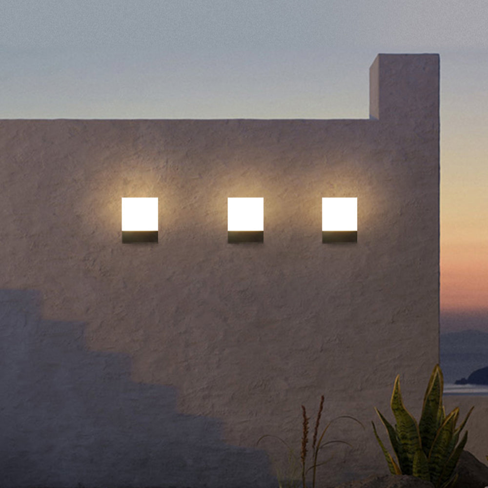 Modern Outdoor Wall Lamp | Waterproof Design with Sleek Black & White Finish | Stylish Exterior Lighting for Patios 8