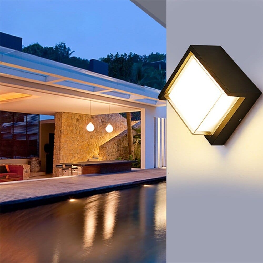 Modern Outdoor Wall Light | Waterproof LED Sconce with Motion Sensor | Stylish Illumination for Any Space 3