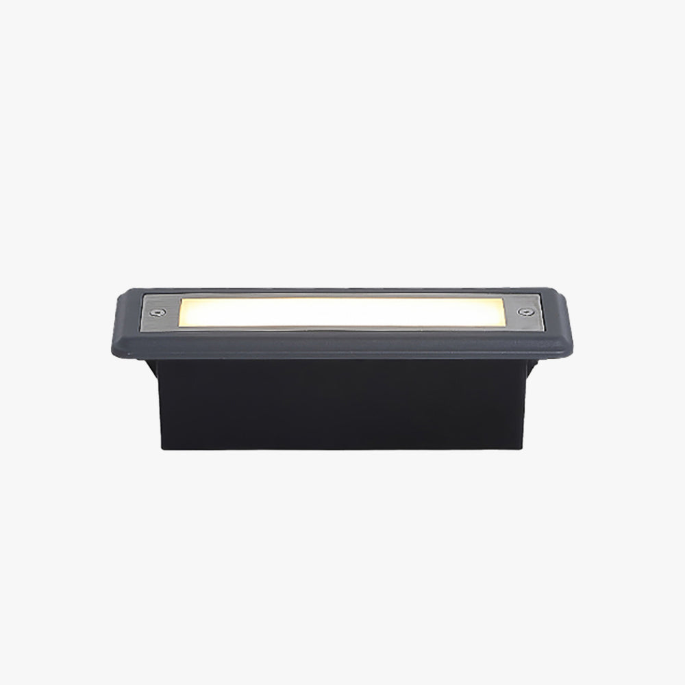 Rectangular Outdoor Deck Light | Black