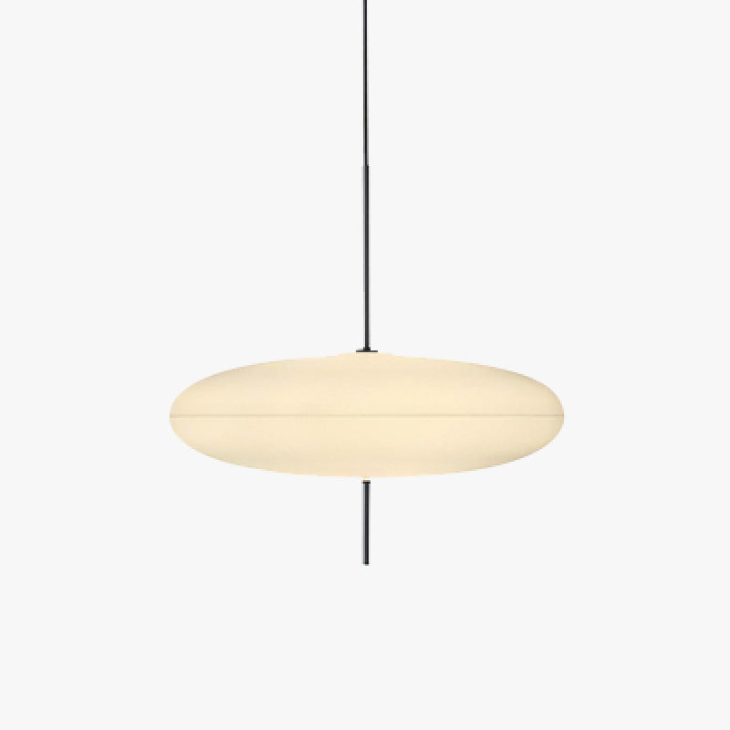 Modern Oval Pendant Light | Elegant Acrylic Shade with Adjustable Height | Perfect for Kitchen Island or Dining Room 1