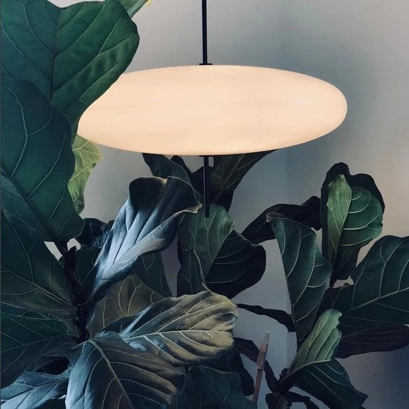 Modern Oval Pendant Light | Elegant Acrylic Shade with Adjustable Height | Perfect for Kitchen Island or Dining Room 8