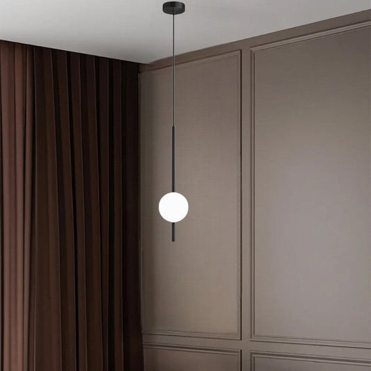 Modern Pendant Light | Acrylic Ball Design with Adjustable Cord | Chic Lighting for Home Decor 0