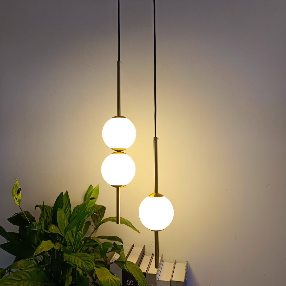 Modern Pendant Light | Acrylic Ball Design with Adjustable Cord | Chic Lighting for Home Decor 4