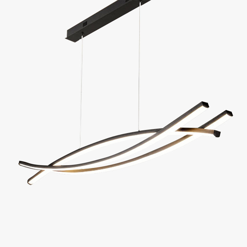 Modern Pendant Light | Adjustable Height Aluminum Hanging Lights | Elegant Design for Cozy Kitchen Ambiance 5