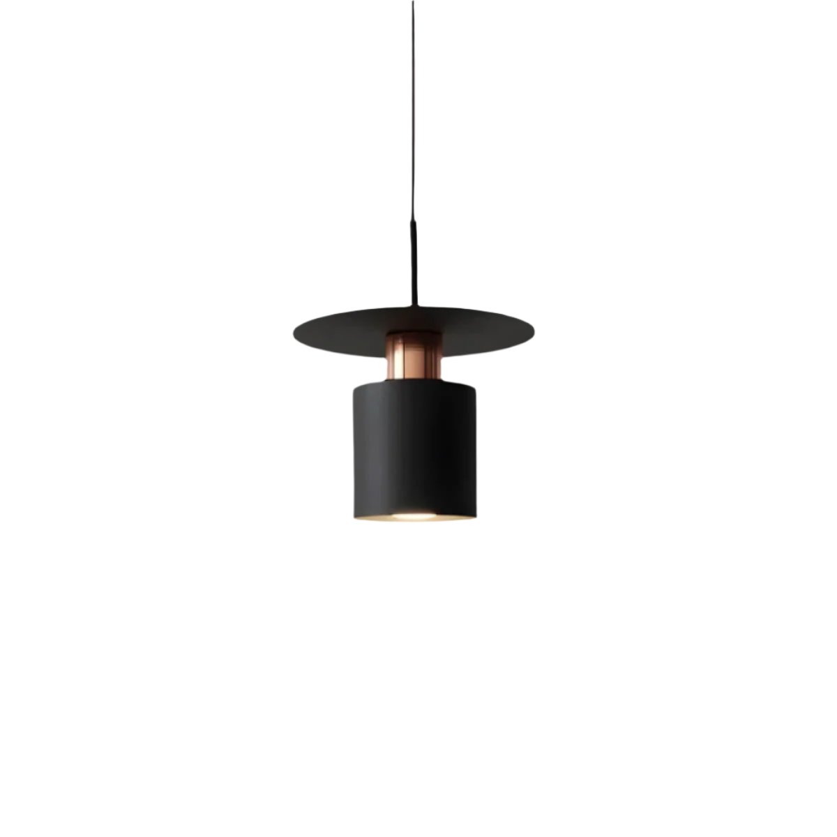Modern Pendant Light | Black Hanging Light with Adjustable Cable | Elegant Lighting Solution for Kitchen and Dining Spaces 0