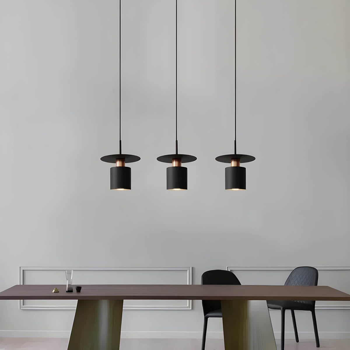 Modern Pendant Light | Black Hanging Light with Adjustable Cable | Elegant Lighting Solution for Kitchen and Dining Spaces 6
