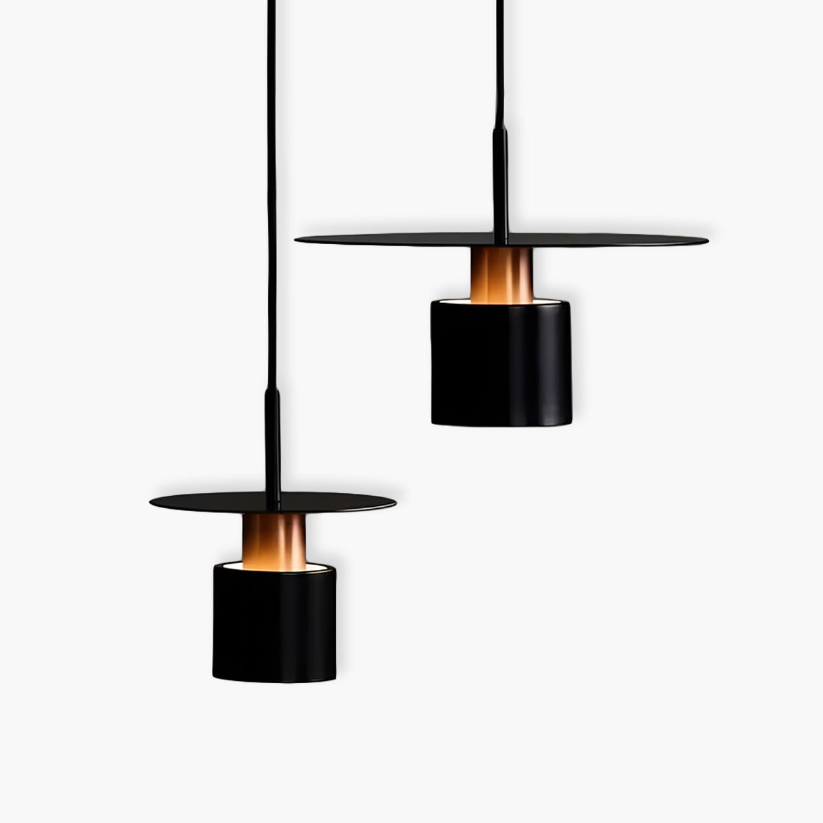 Modern Pendant Light | Black Hanging Light with Adjustable Cable | Elegant Lighting Solution for Kitchen and Dining Spaces 7