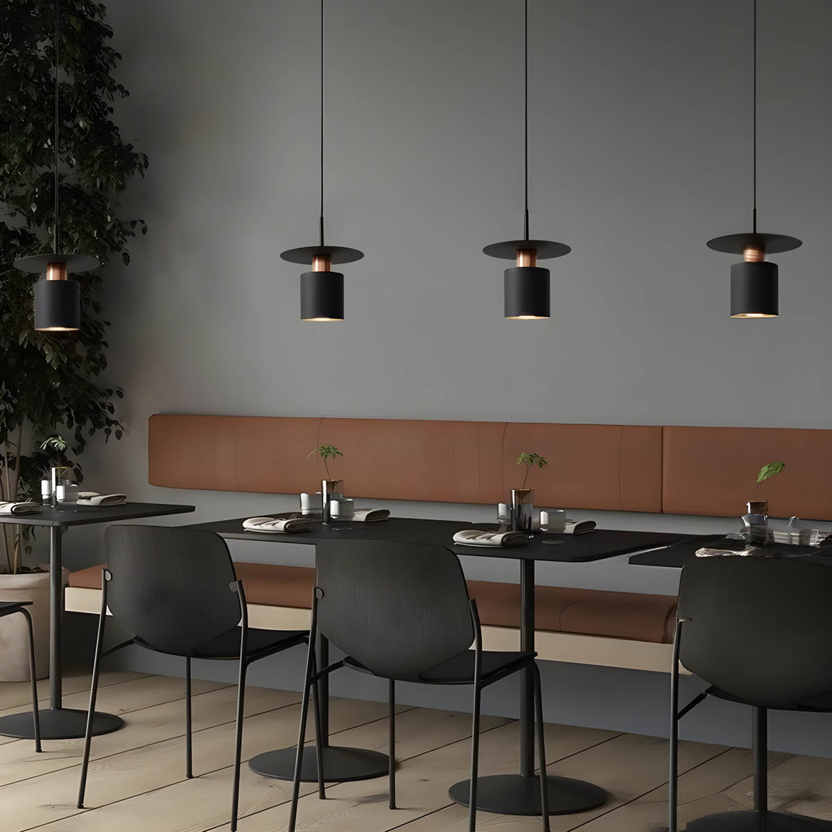 Modern Pendant Light | Black Hanging Light with Adjustable Cable | Elegant Lighting Solution for Kitchen and Dining Spaces 8