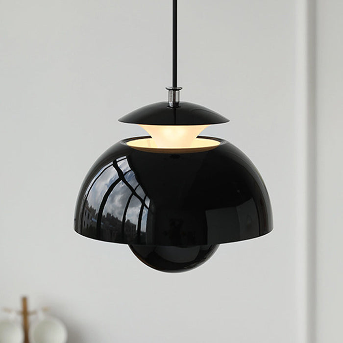 Modern Pendant Lighting | Metal Hanging Light with Unique Bud Design | Stylish Fixture for Elegant Illumination 2