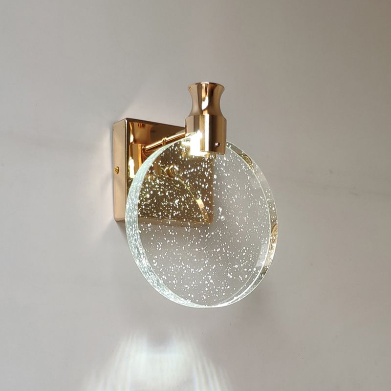 Kristy Round Crystal Wall Lamp | 2 Colours